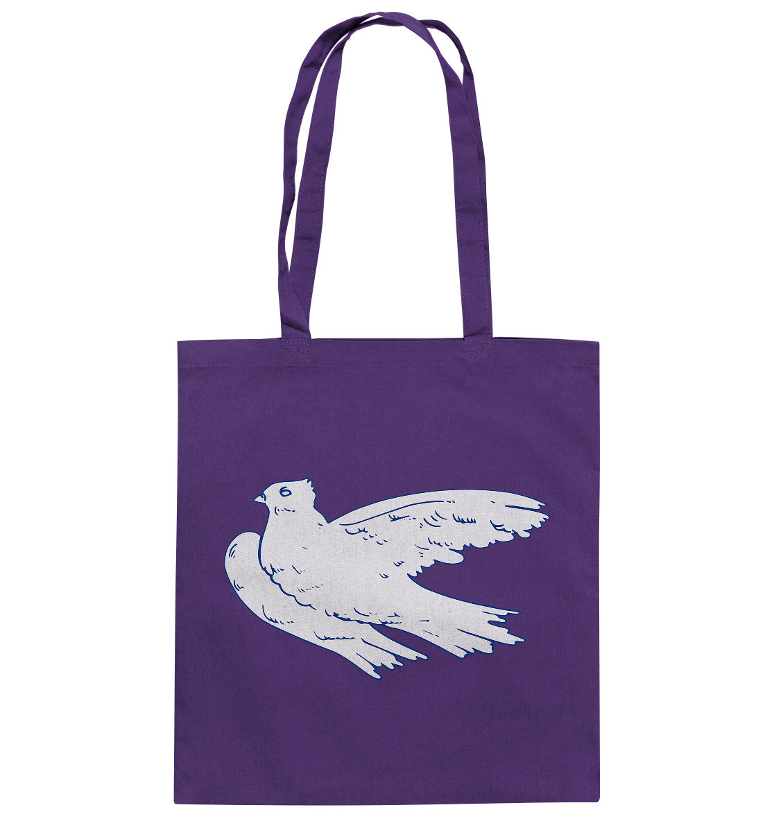 DDR Ostalgie Baumwolltasche • DDR - KLEINE WEISSE FRIEDENSTAUBE