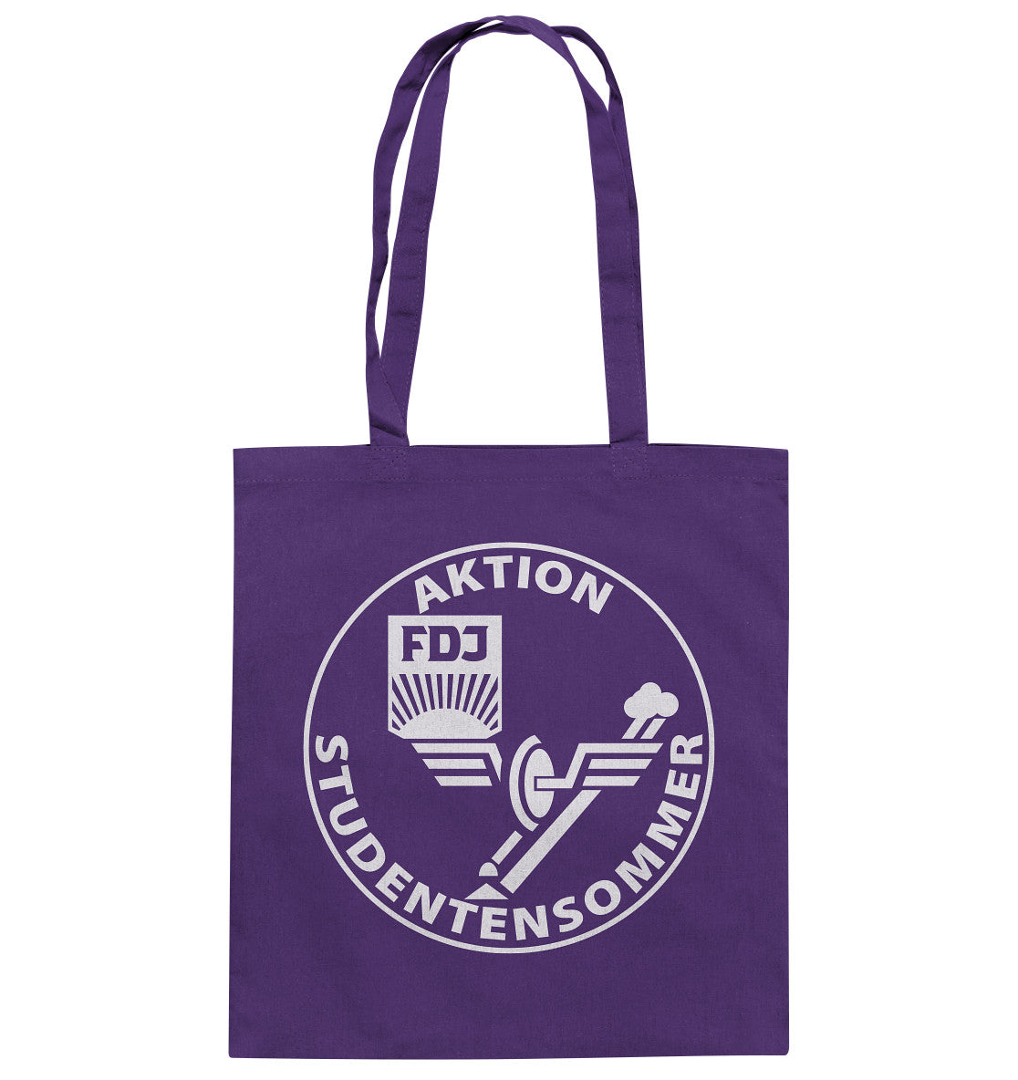 DDR Ostalgie Baumwolltasche • FDJ AKTION STUDENTENSOMMER