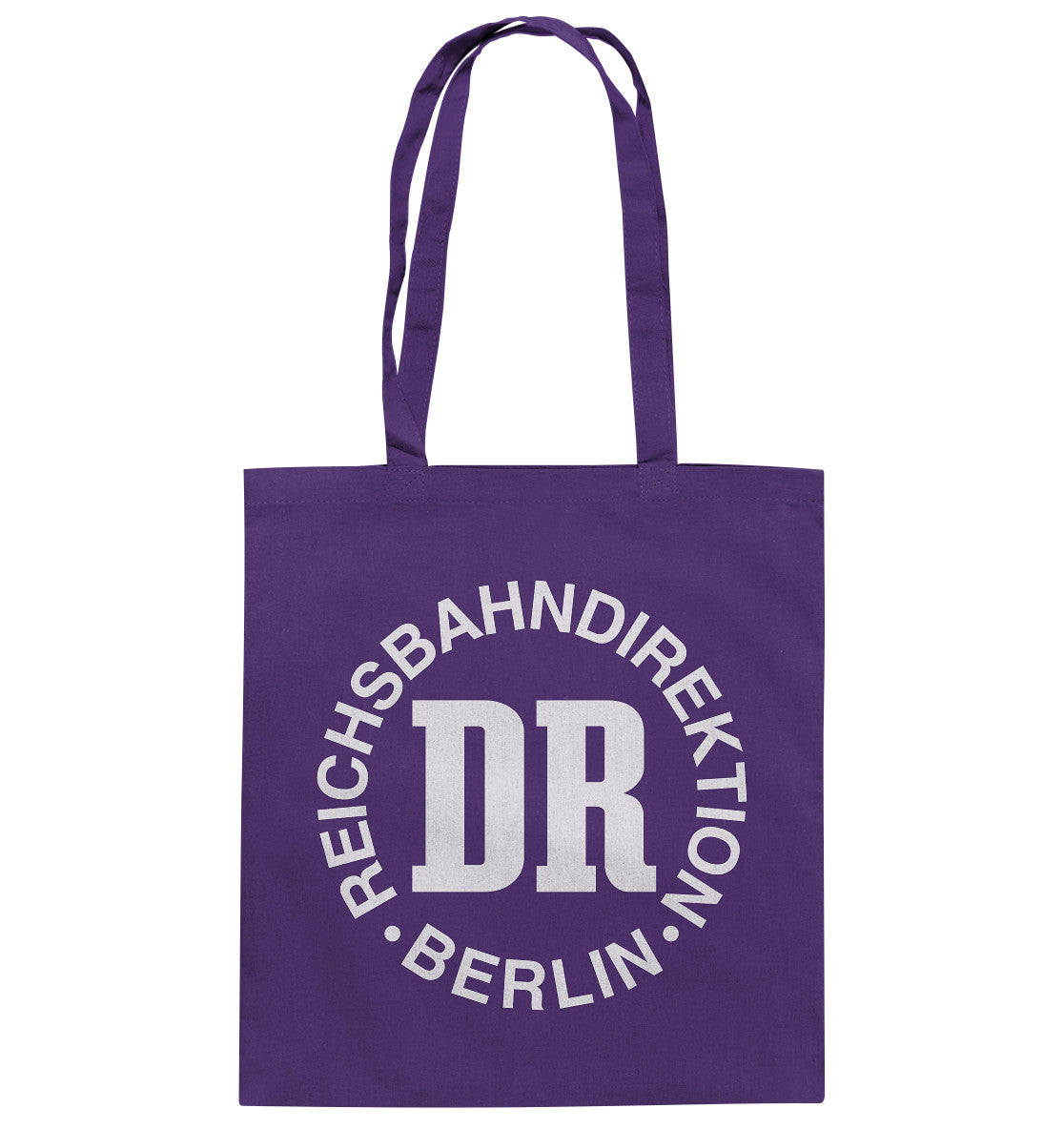 DDR Ostalgie Baumwolltasche • DR REICHSBAHNDIREKTION BERLIN