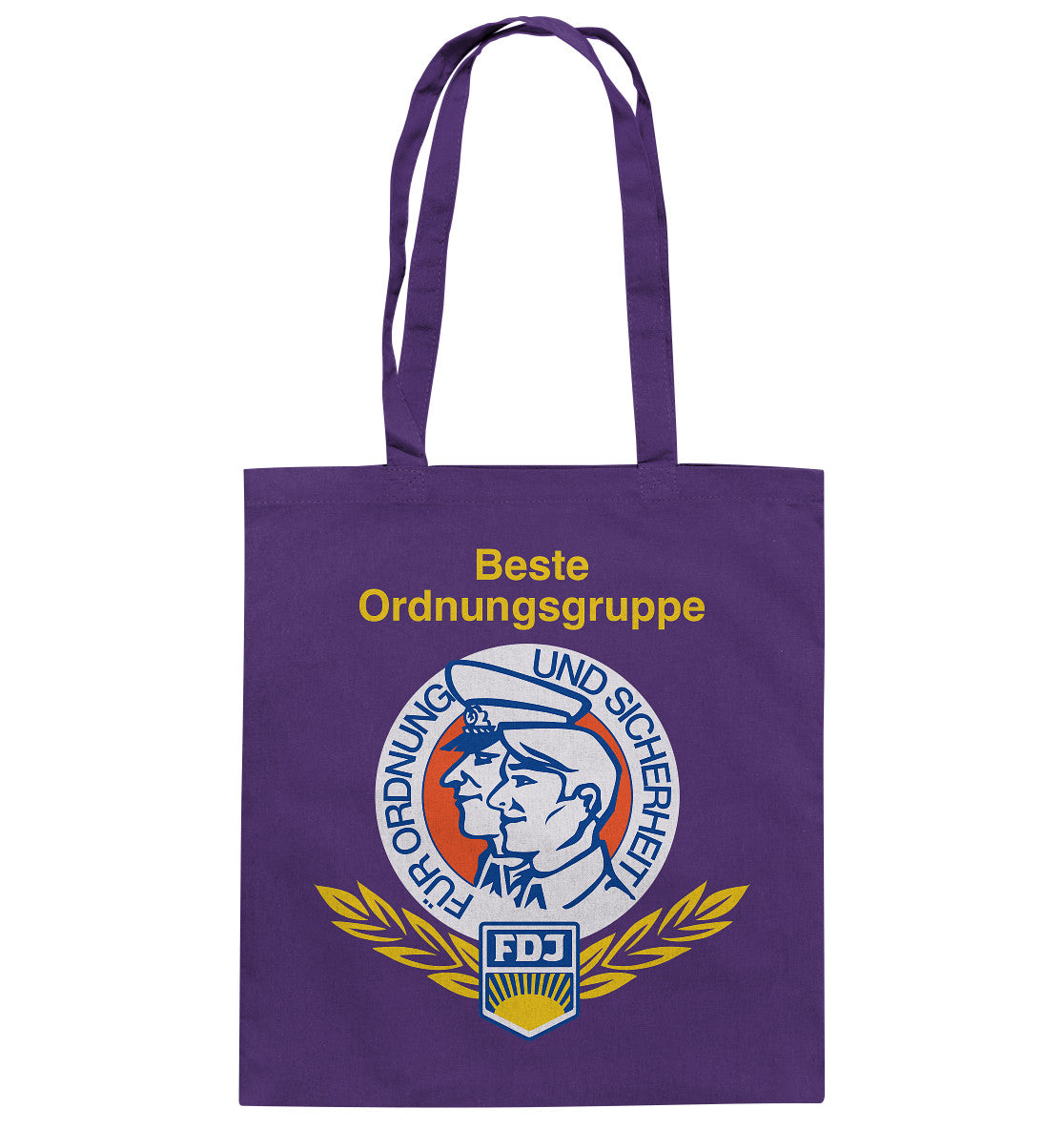 DDR Ostalgie Baumwolltasche • FDJ ORDNUNGSGRUPPE
