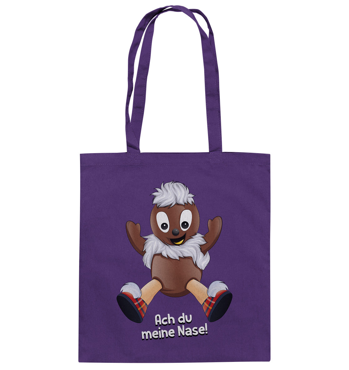 DDR Ostalgie Baumwolltasche • UNSER SANDMÄNNCHEN - PITTIPLATSCH - ACH DU MEINE NASE!