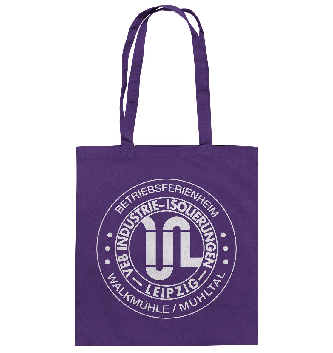 DDR Ostalgie Baumwolltasche • BETRIEBSFERIENHEIM WALKMÜHLE LEIPZIG