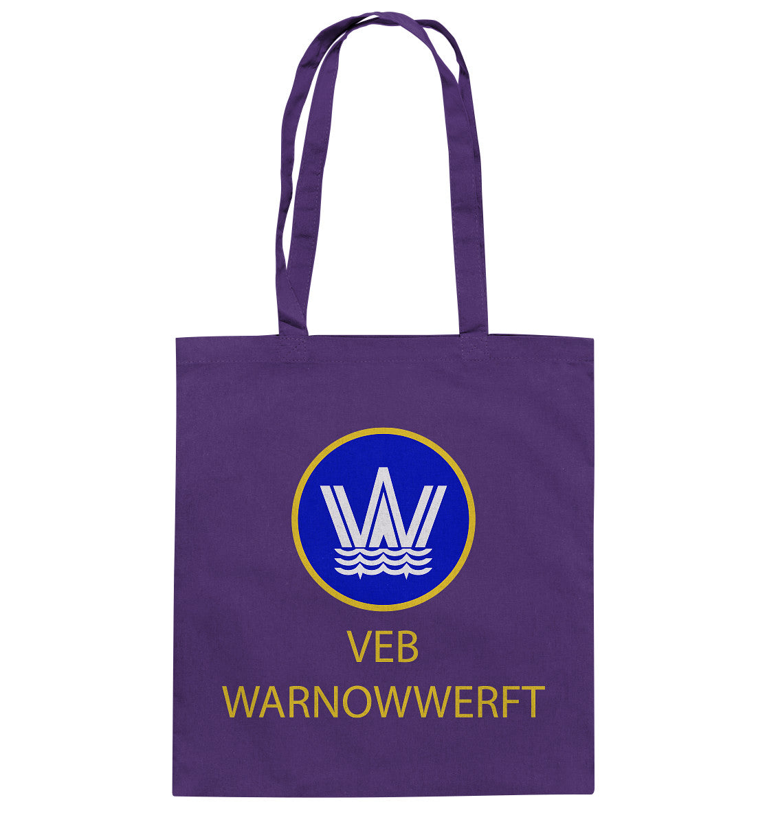 DDR Ostalgie Baumwolltasche • VEB WARNOWWERFT WARNEMÜNDE