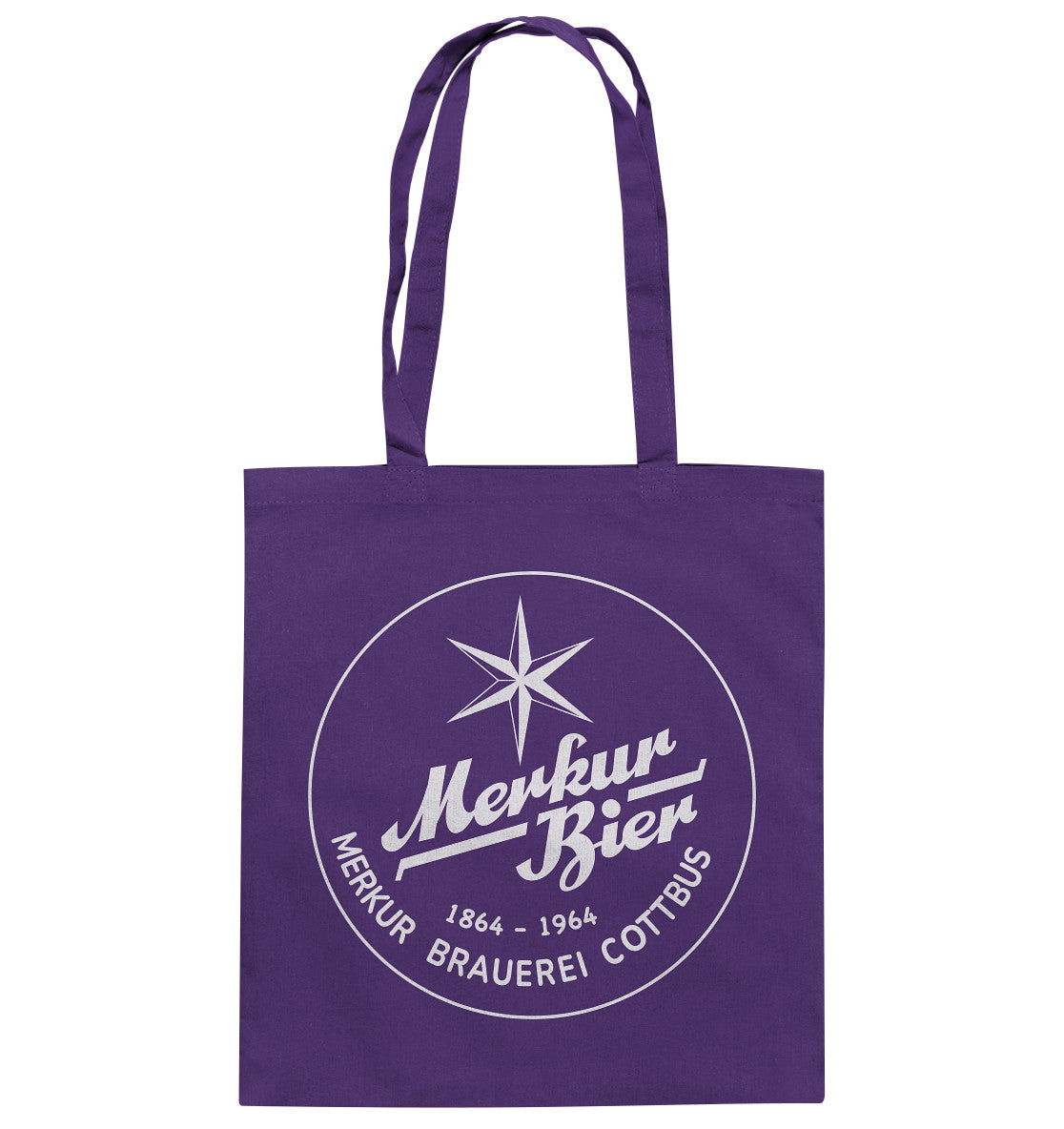 DDR Ostalgie Baumwolltasche • MERKUR BRAUEREI COTTBUS