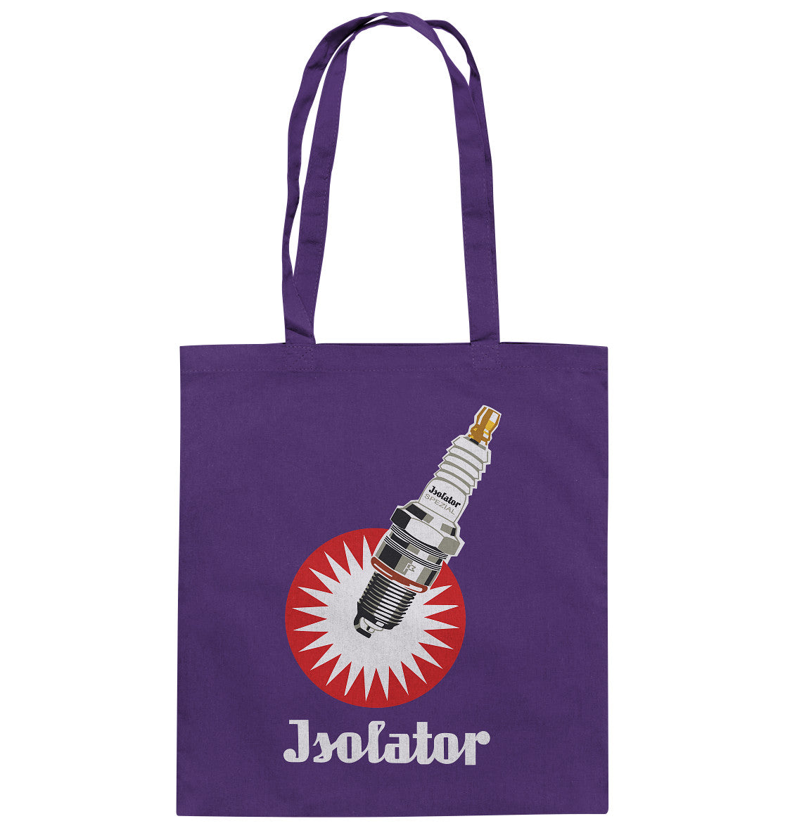 DDR Ostalgie Baumwolltasche • ISOLATOR ZÜNDKERZE
