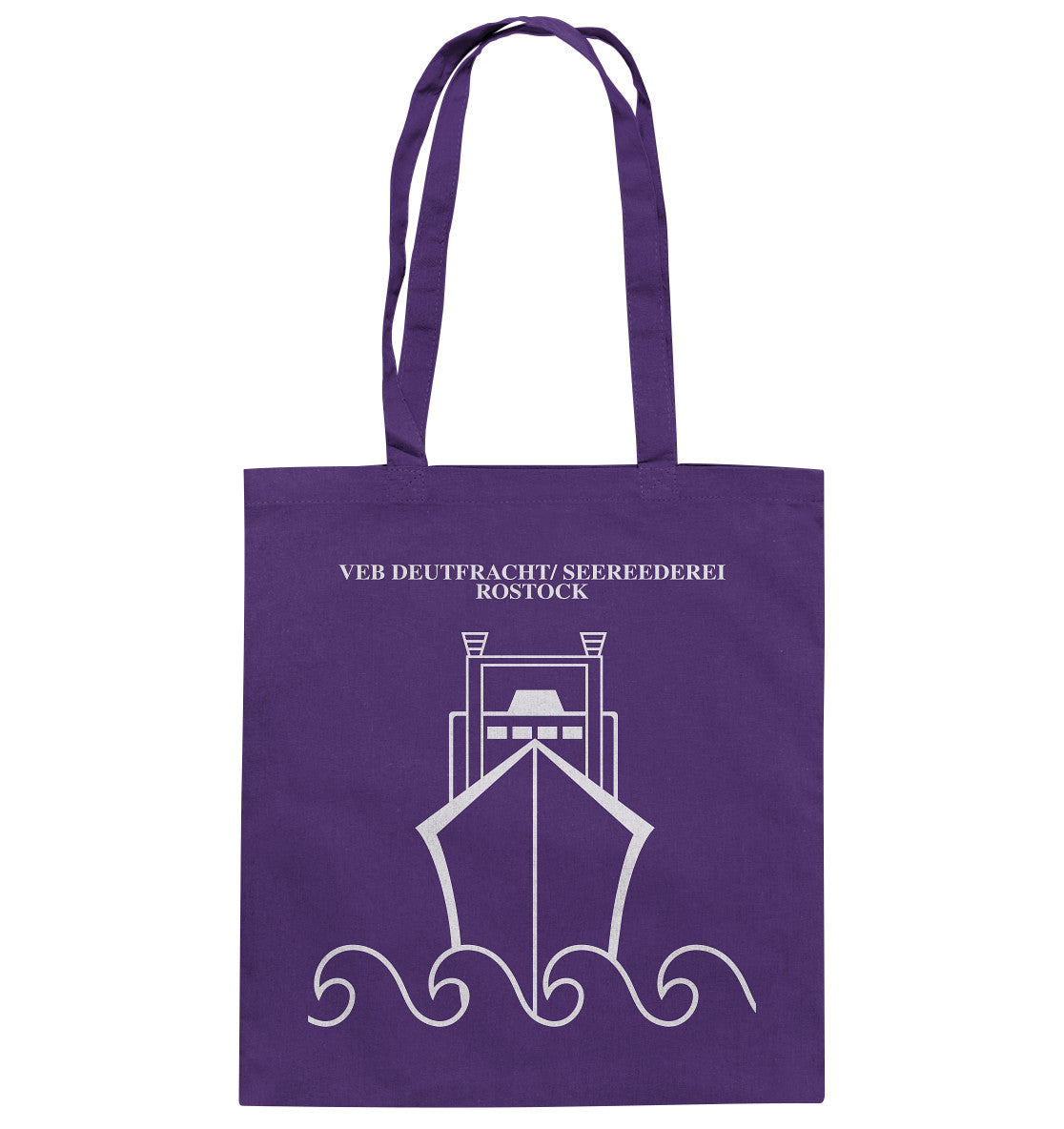 DDR Ostalgie Baumwolltasche • VEB DEUTFRACHT SEEREEDEREI ROSTOCK