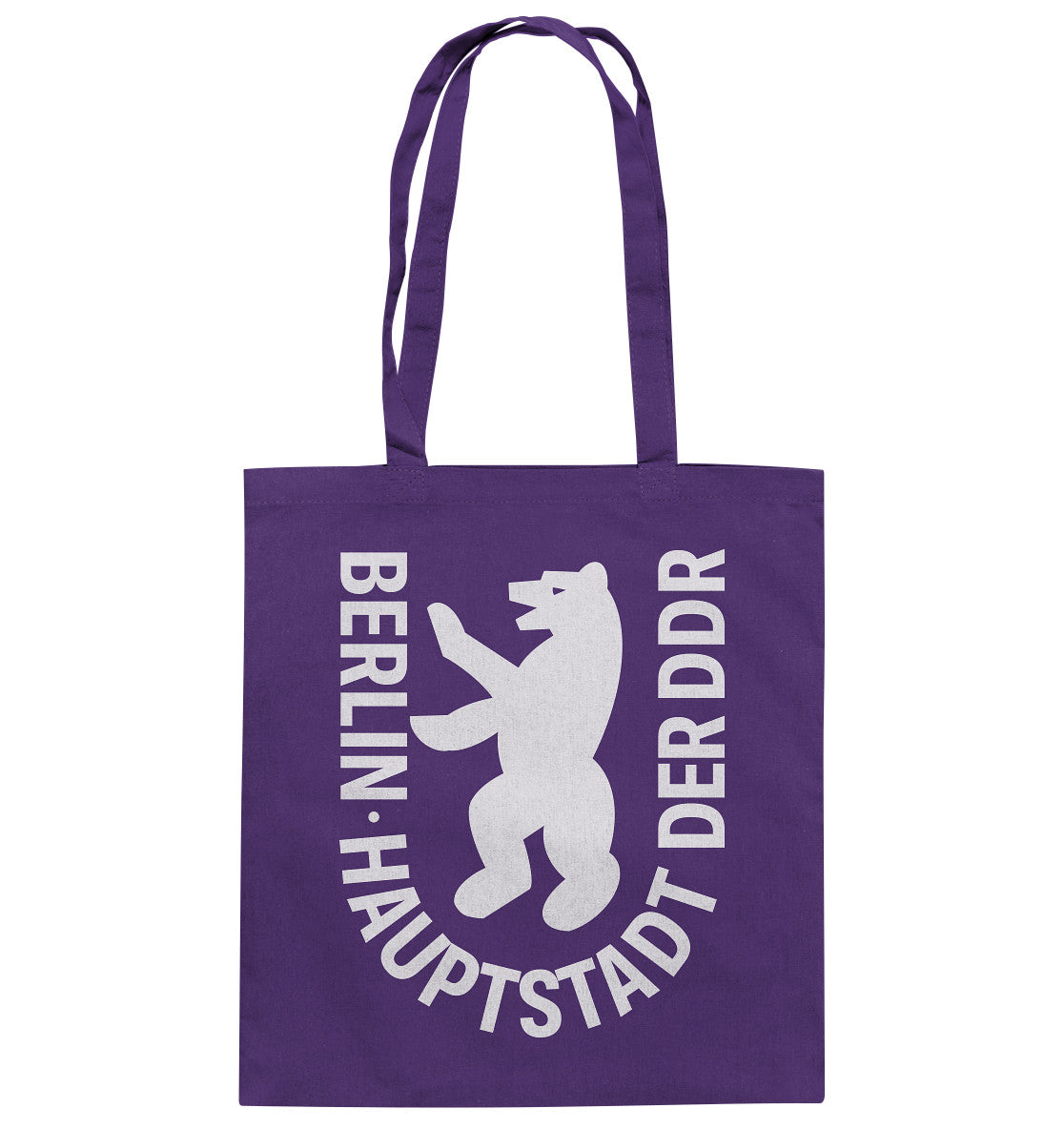 DDR Ostalgie Baumwolltasche • BERLIN - HAUPTSTADT DER DDR