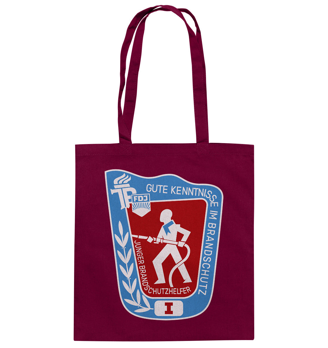 DDR Ostalgie Baumwolltasche • JUNGER BRANDSCHUTZHELFER