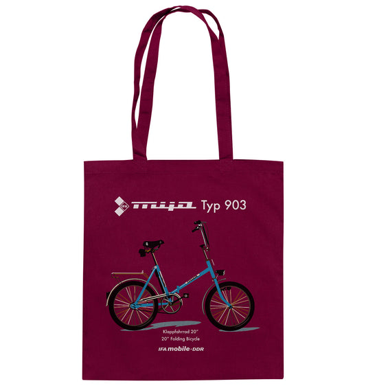 DDR Ostalgie Baumwolltasche • MIFA KLAPPRAD TYP 903 - ORIGINAL WERBUNG