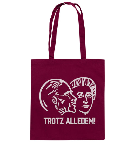 DDR Ostalgie Baumwolltasche • DDR STAATSRATSGEBÄUDE - TROTZ ALLEDEM!