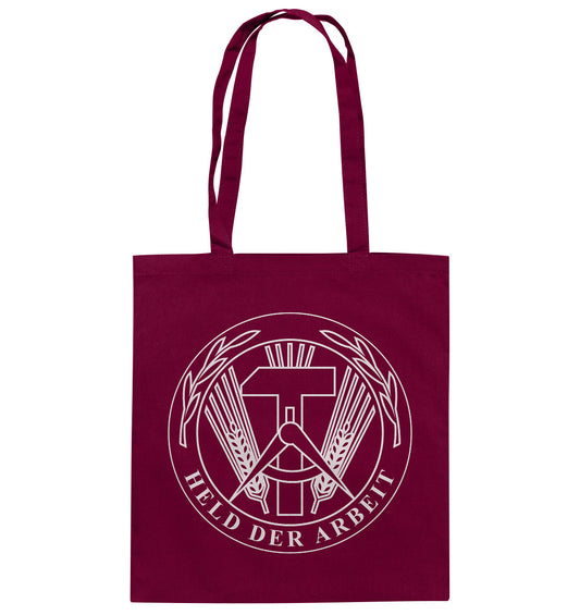 DDR Ostalgie Baumwolltasche • HELD DER ARBEIT - ORIGINALMEDAILLE