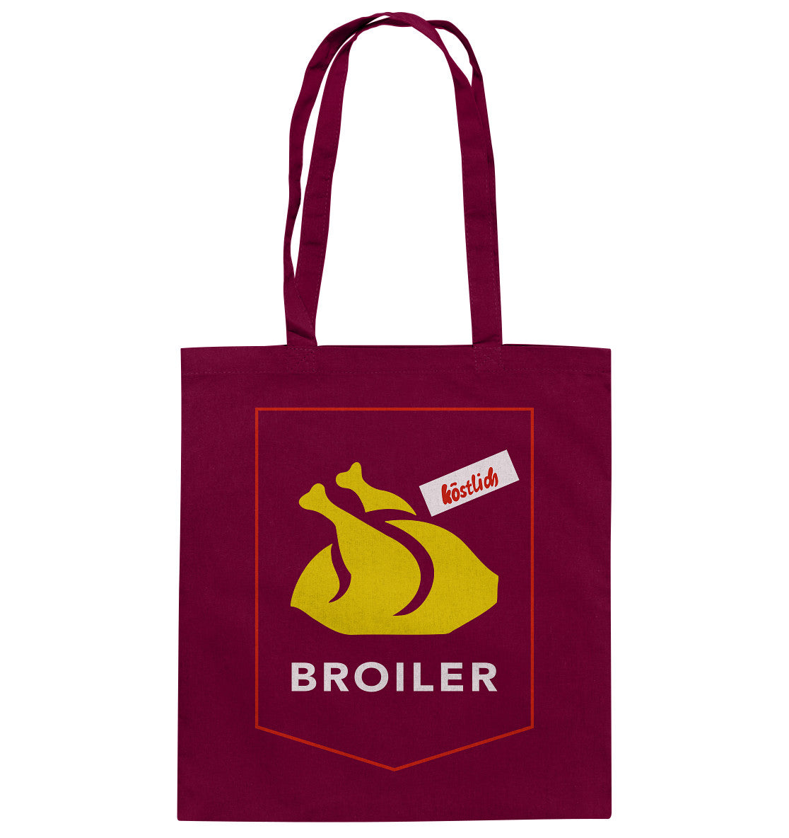DDR Ostalgie Baumwolltasche • BROILER LOGO