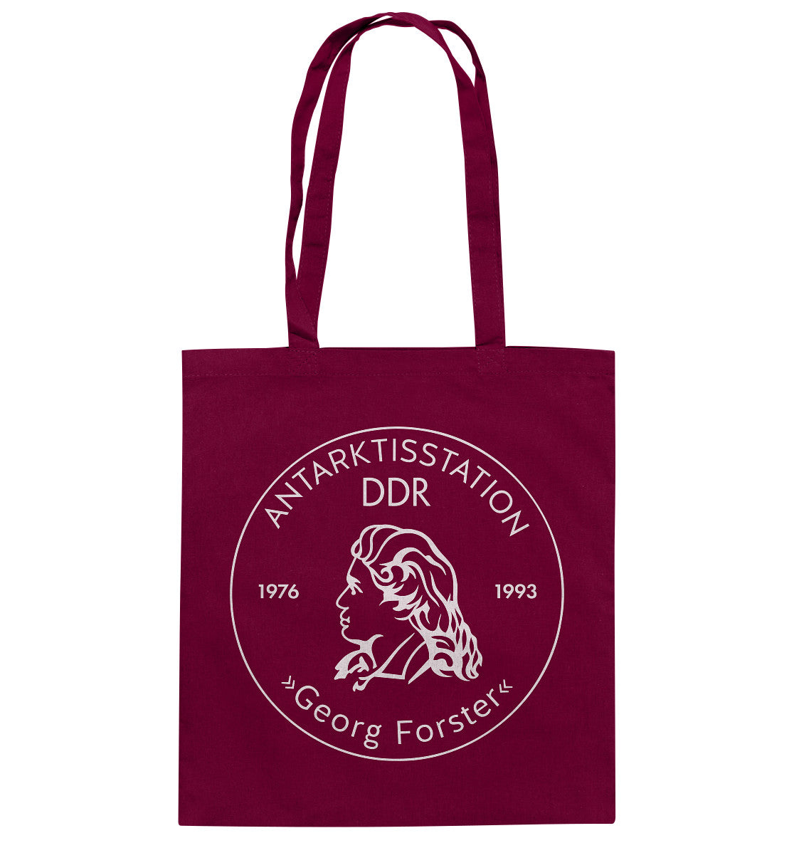 DDR Ostalgie Baumwolltasche • ANTARKTISFORSCHUNG DER DDR - GEORG FORSTER