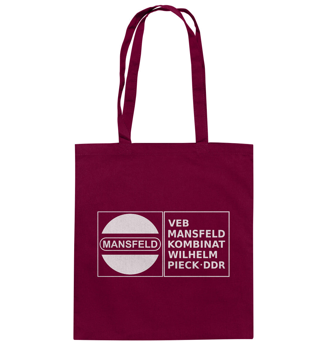 DDR Ostalgie Baumwolltasche • VEB MANSFELD KOMBINAT