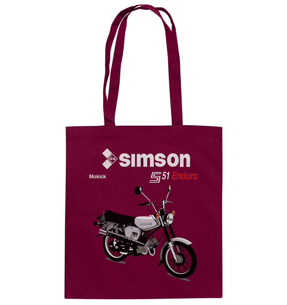 BAUMWOLLTASCHE • SIMSON ENDURO - ORIGINAL PROSPEKT
