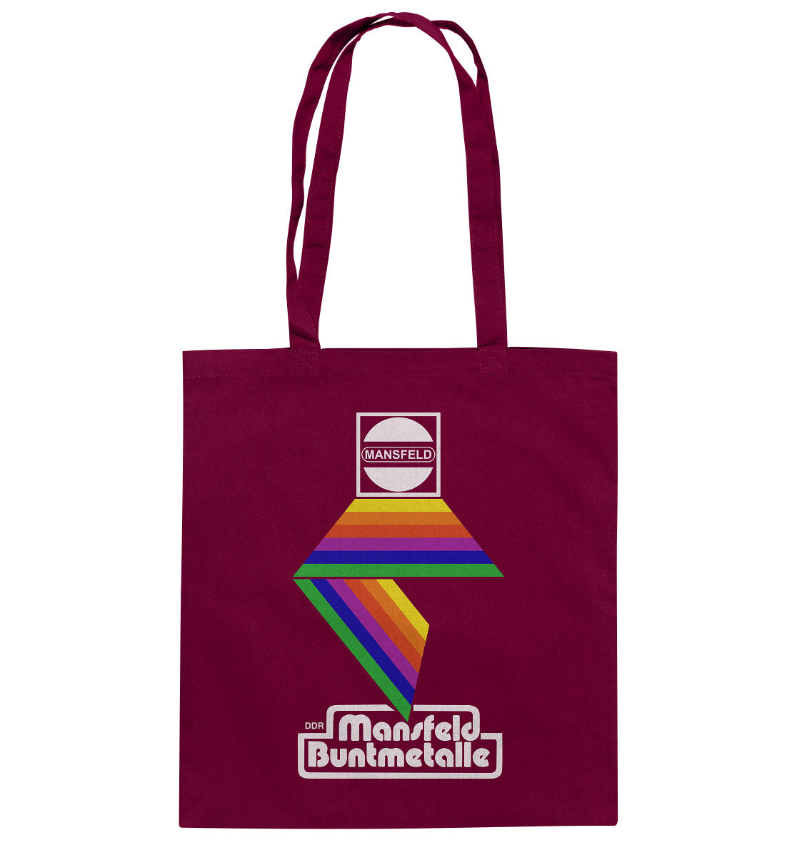 DDR Ostalgie Baumwolltasche • DDR MANSFELD BUNTMETALLE