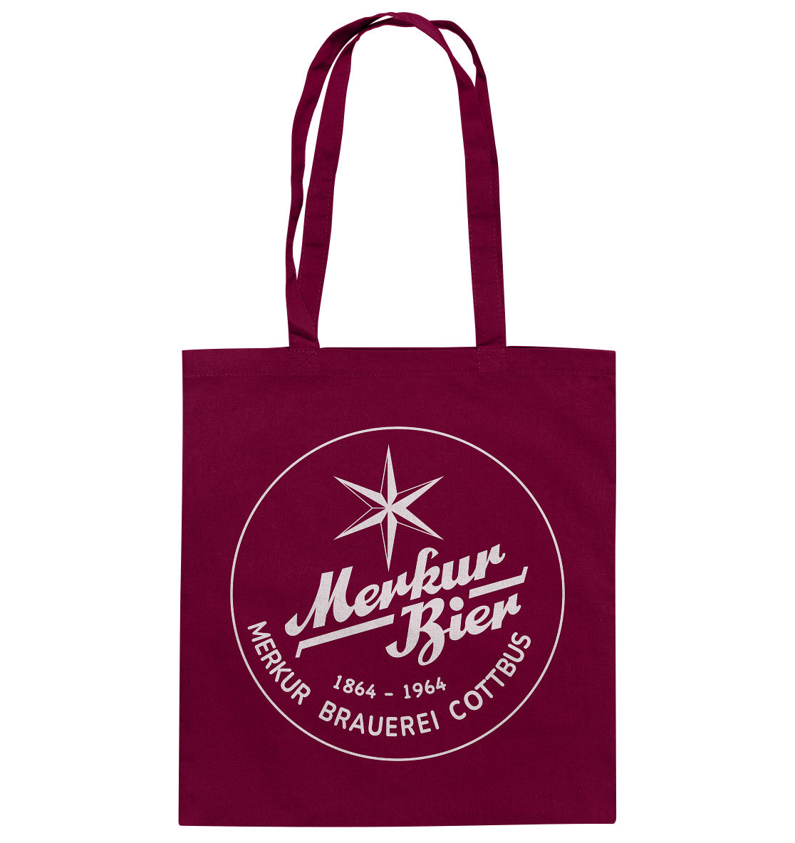 DDR Ostalgie Baumwolltasche • MERKUR BRAUEREI COTTBUS