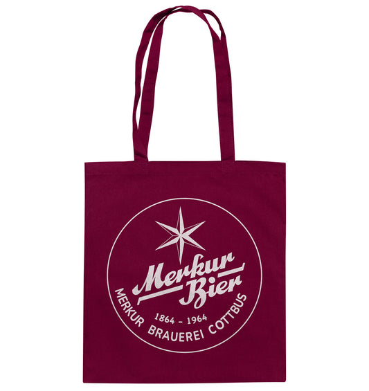 DDR Ostalgie Baumwolltasche • MERKUR BRAUEREI COTTBUS