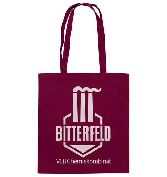 DDR Ostalgie Baumwolltasche • VEB CHEMIEKOMBINAT BITTERFELD