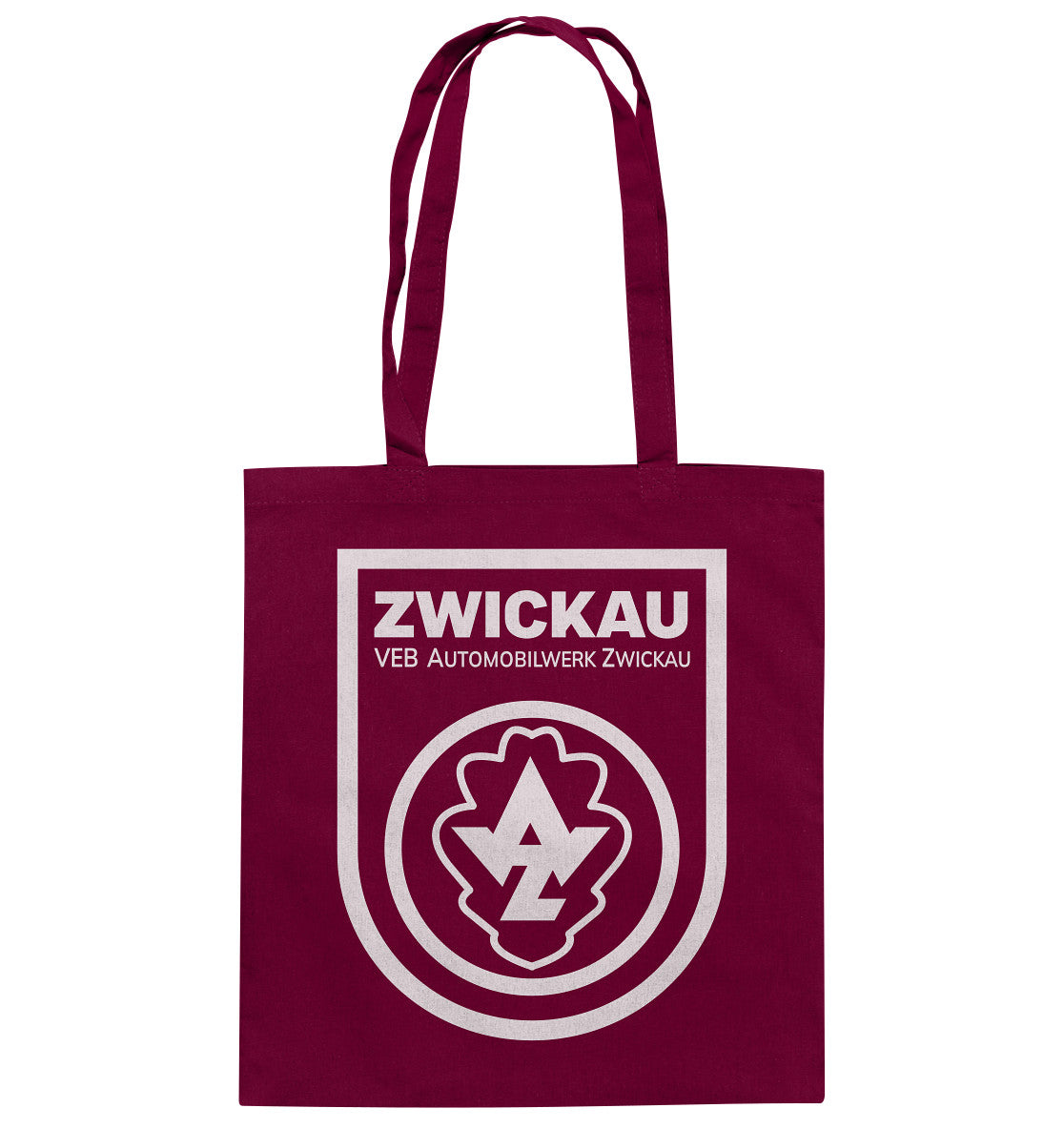 DDR Ostalgie Baumwolltasche • VEB AUTOMOBILWERK ZWICKAU