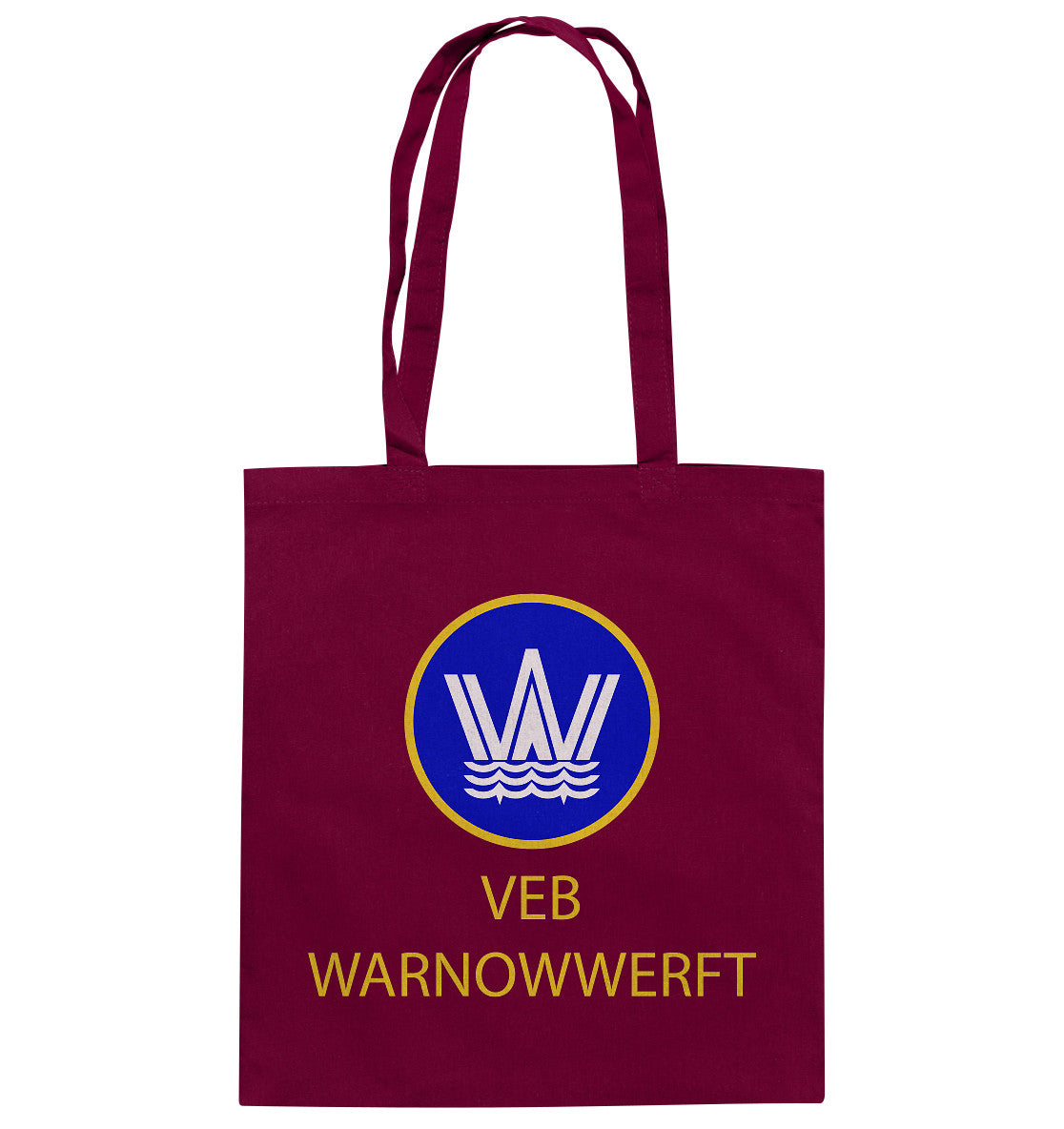 DDR Ostalgie Baumwolltasche • VEB WARNOWWERFT WARNEMÜNDE