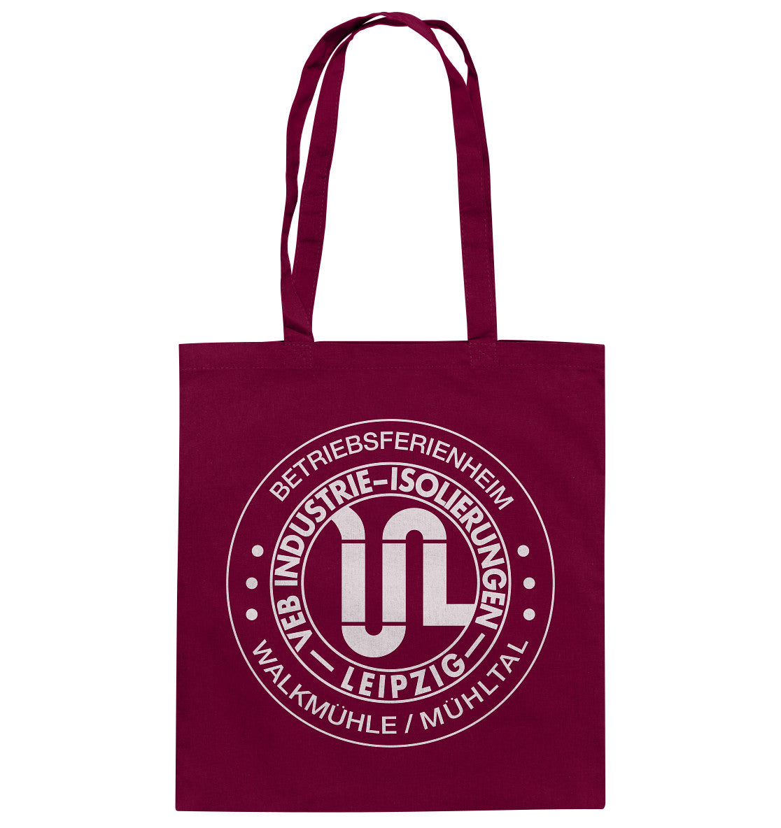 DDR Ostalgie Baumwolltasche • BETRIEBSFERIENHEIM WALKMÜHLE LEIPZIG