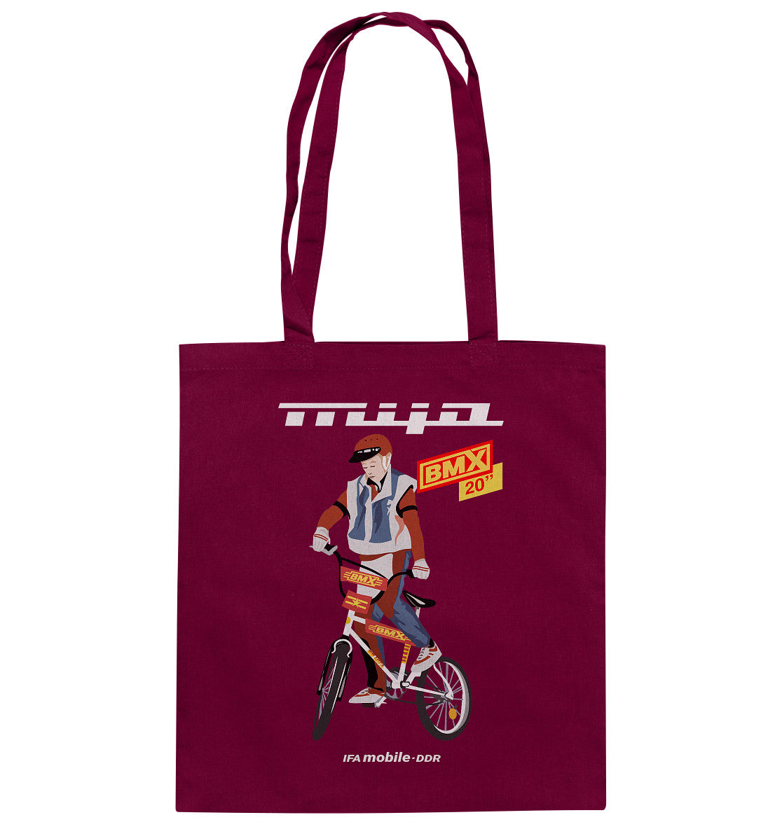 DDR Ostalgie Baumwolltasche • MIFA BMX - ORIGINAL WERBUNG