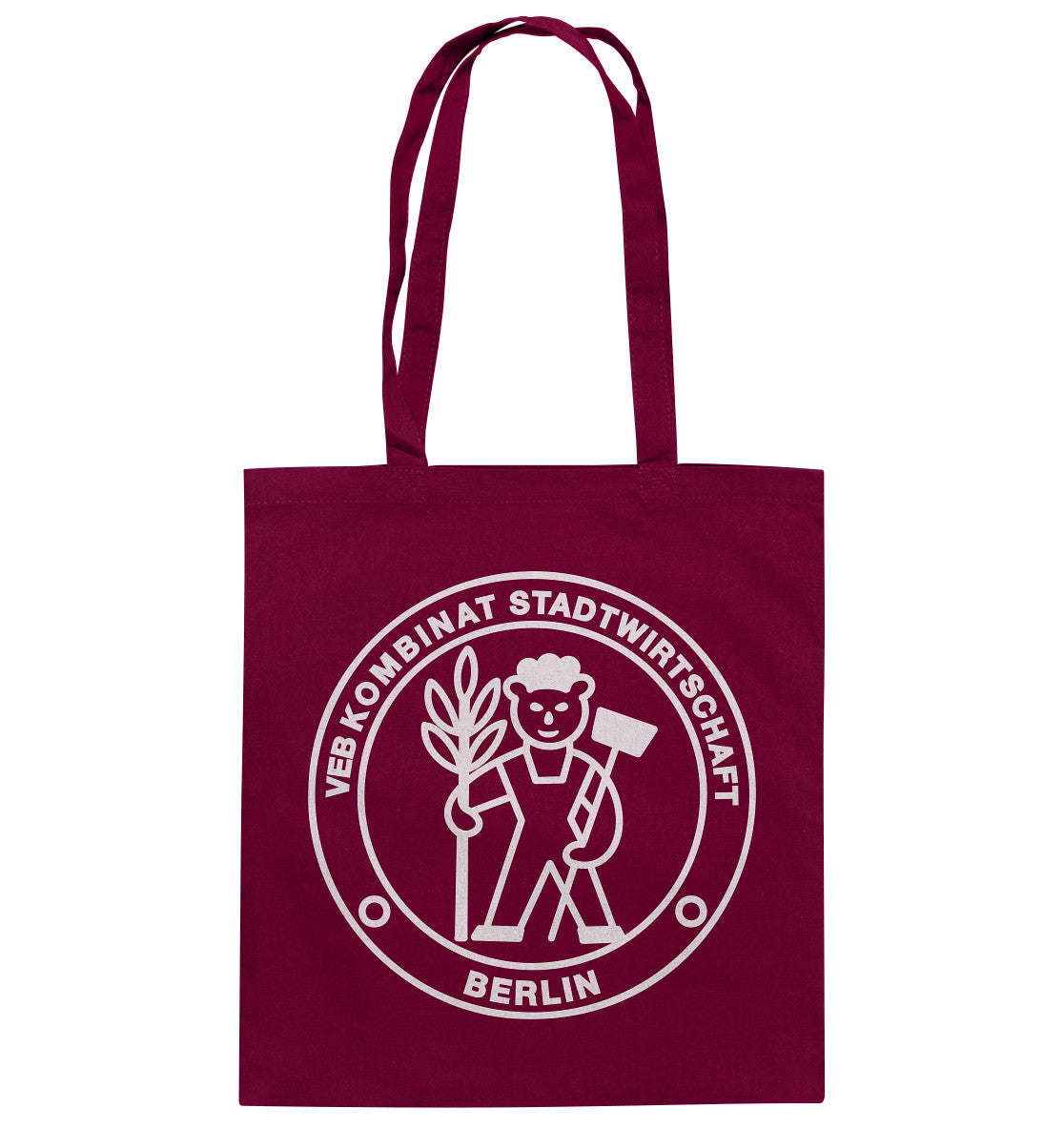 DDR Ostalgie Baumwolltasche • VEB STADTWIRTSCHAFT BERLIN