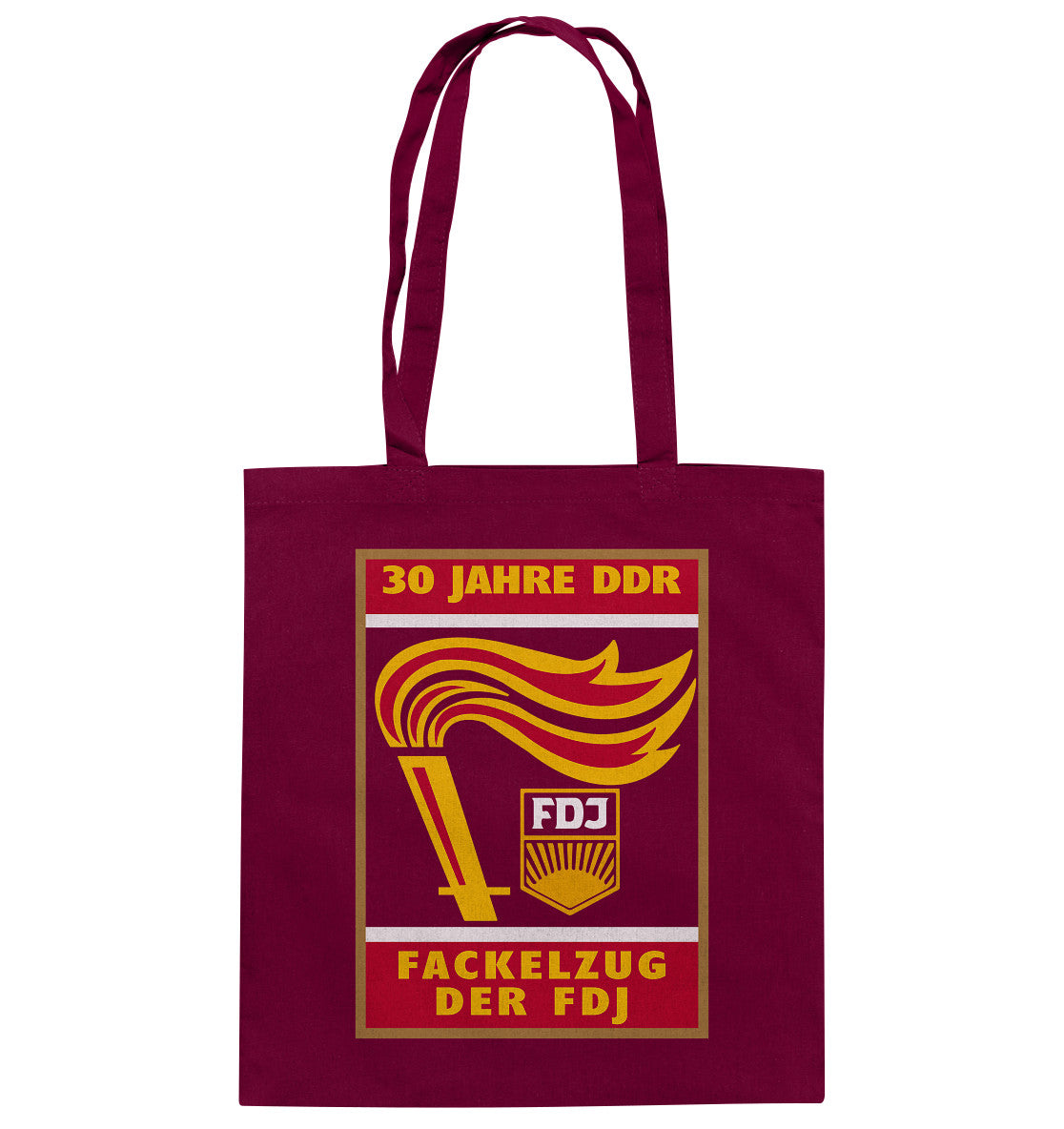 DDR Ostalgie Baumwolltasche • 30 JAHRE DDR