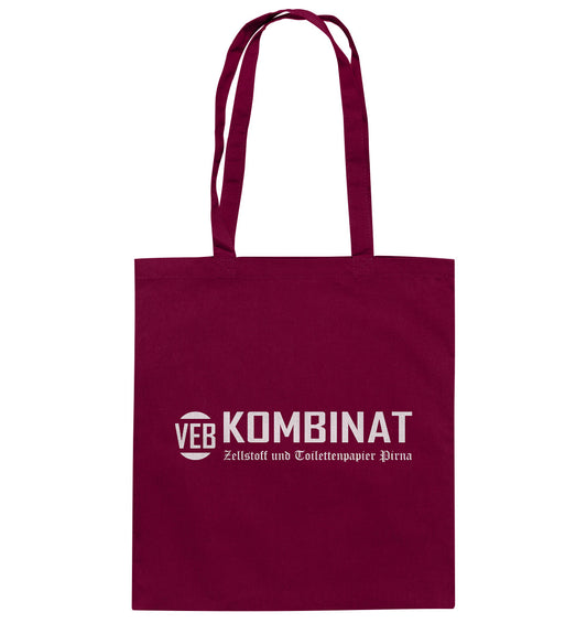 DDR Ostalgie Baumwolltasche • VEB ZELLSTOFF PIRNA