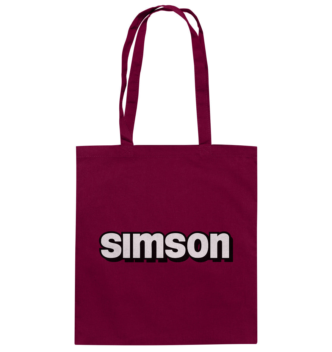 DDR Ostalgie Baumwolltasche • SIMSON - SCHRIFTZUG