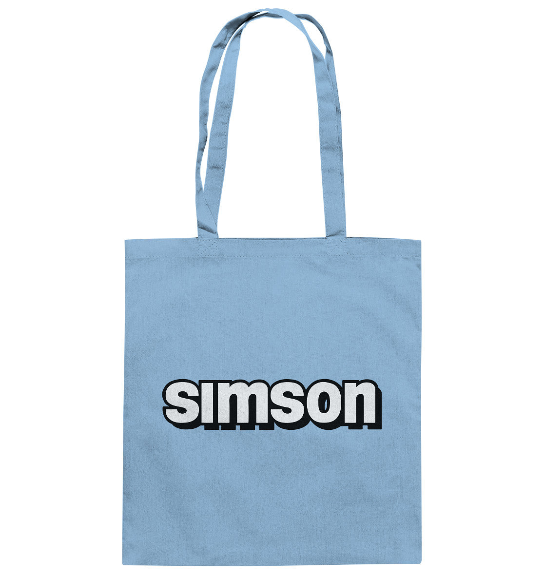 DDR Ostalgie Baumwolltasche • SIMSON - SCHRIFTZUG