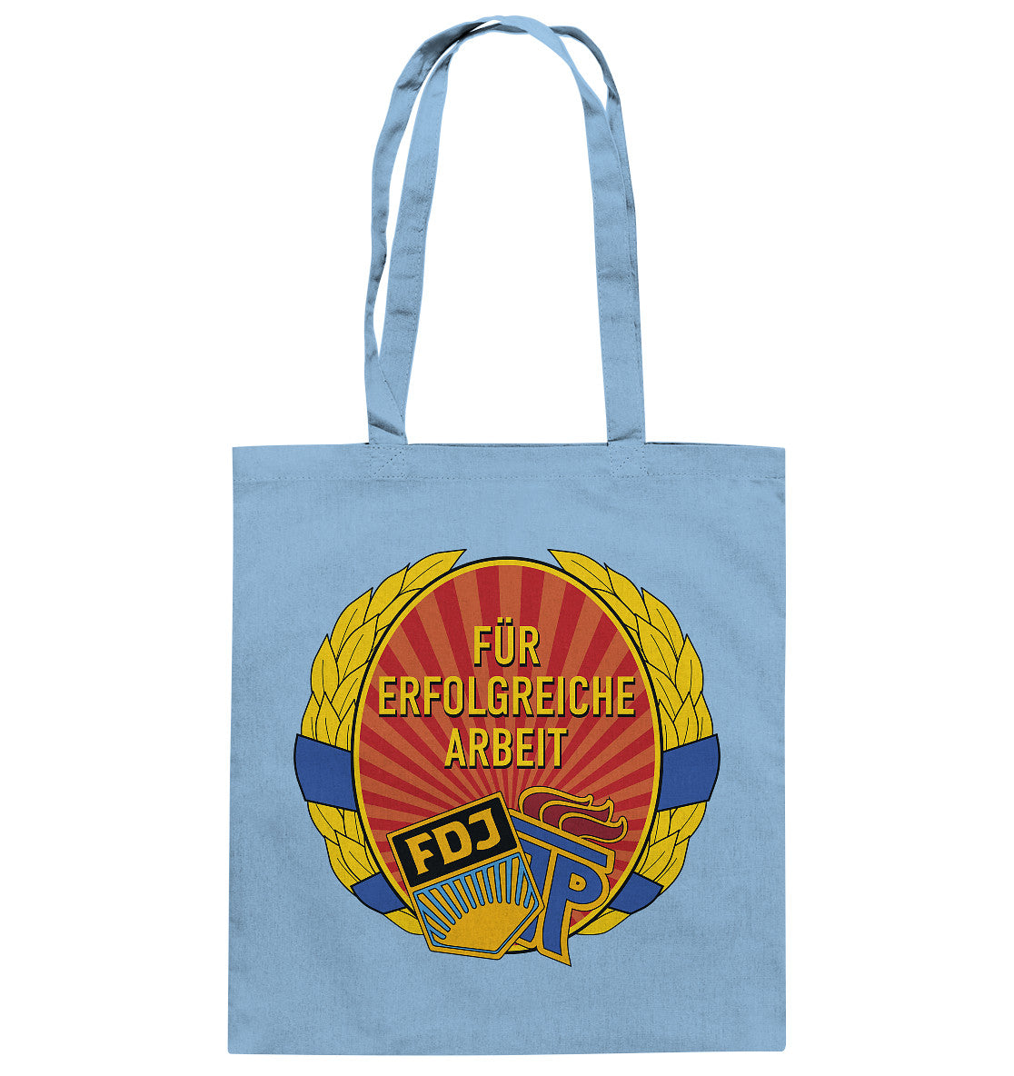DDR Ostalgie Baumwolltasche • ABZEICHEN - FÜR ERFOLGREICHE ARBEIT