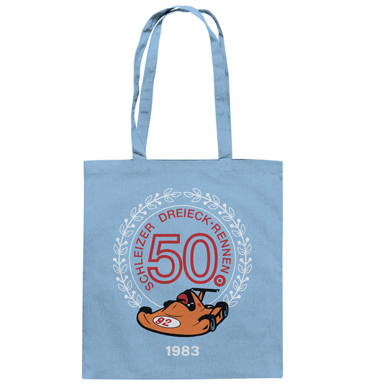 DDR Ostalgie Baumwolltasche • 50. SCHLEIZER DREIECK-RENNEN 1983
