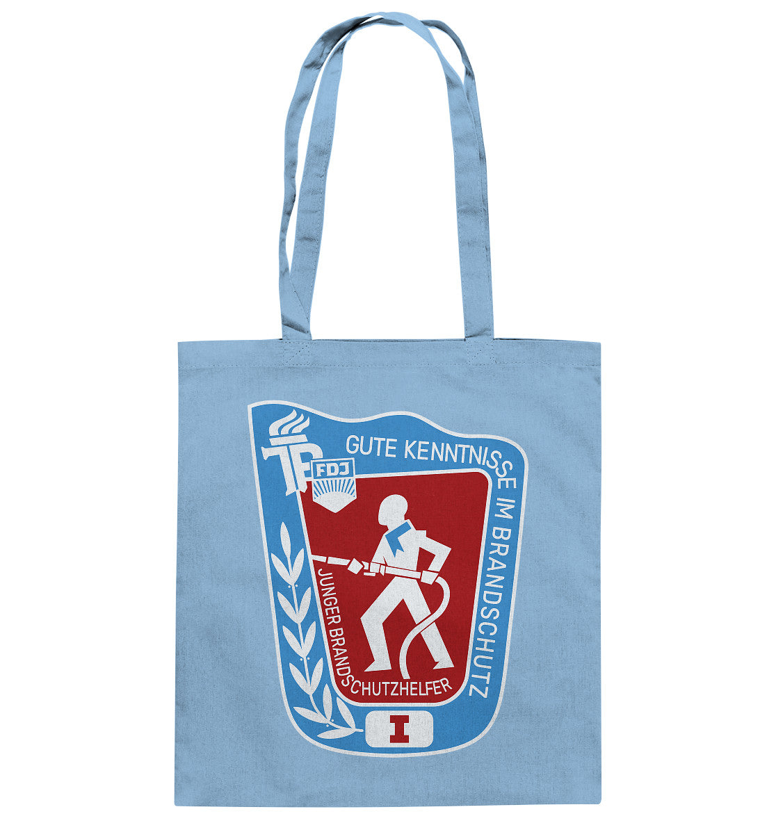 DDR Ostalgie Baumwolltasche • JUNGER BRANDSCHUTZHELFER