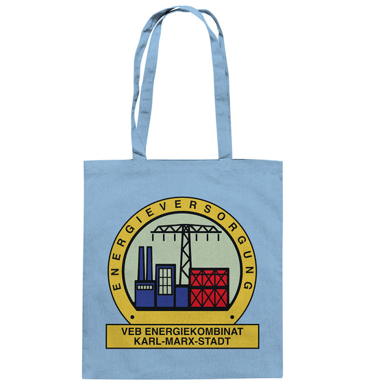 DDR Ostalgie Baumwolltasche • VEB ENERGIEKOMBINAT KARL-MARX-STADT