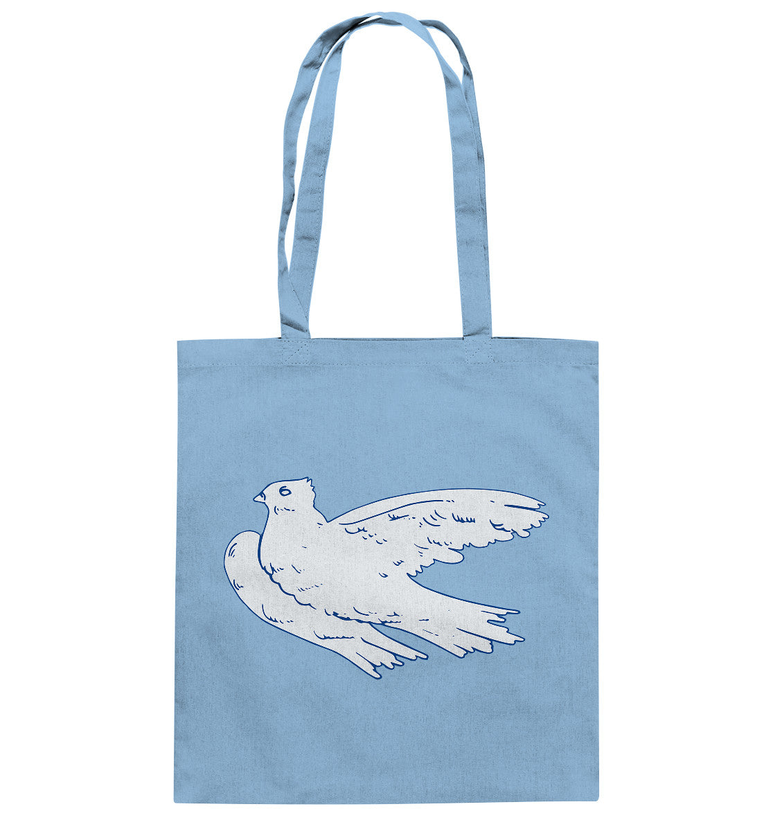 DDR Ostalgie Baumwolltasche • DDR - KLEINE WEISSE FRIEDENSTAUBE