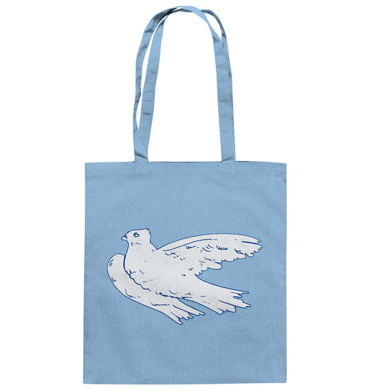 DDR Ostalgie Baumwolltasche • DDR - KLEINE WEISSE FRIEDENSTAUBE