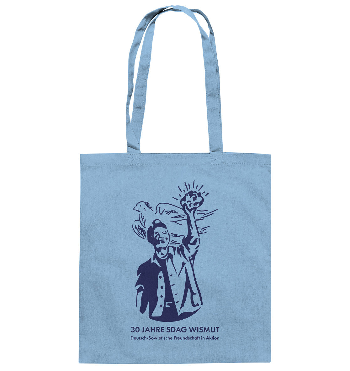 DDR Ostalgie Baumwolltasche • 30 JAHRE SDAG WISMUT