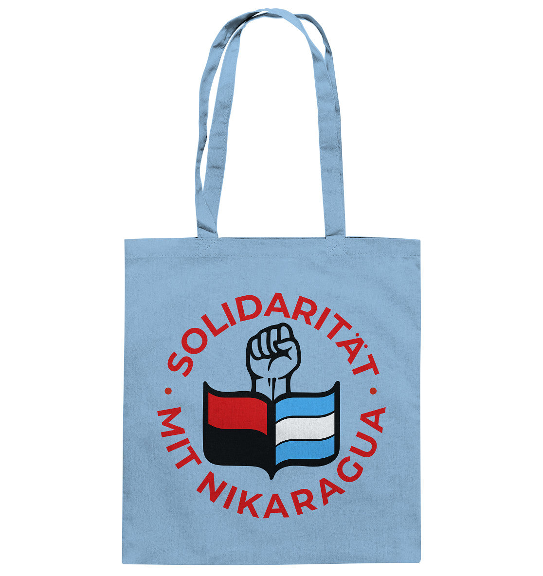 DDR Ostalgie Baumwolltasche • SOLIDARITÄT MIT NIKARAGUA
