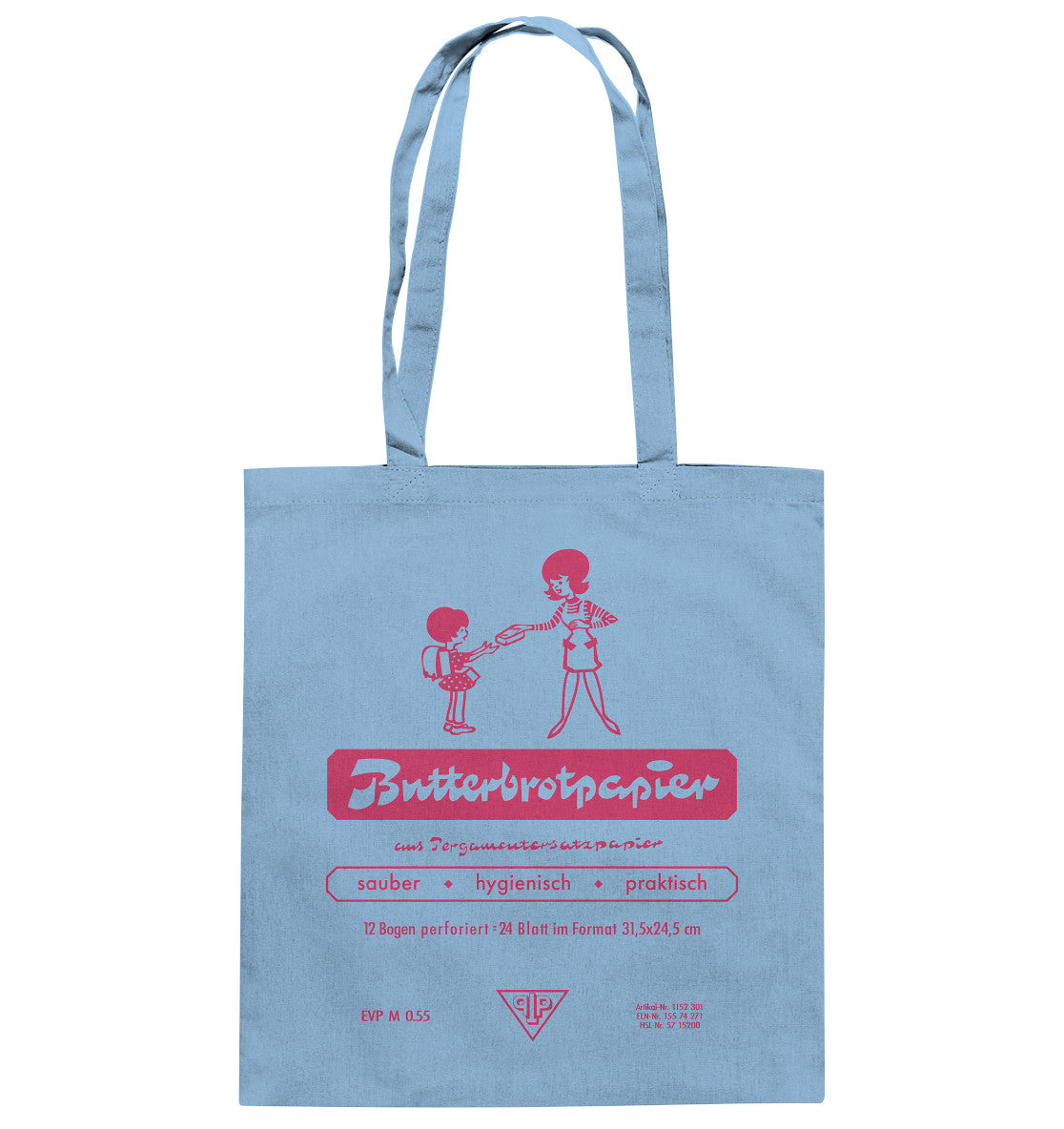 BAUMWOLLTASCHE • DDR-BUTTERBROTPAPIER