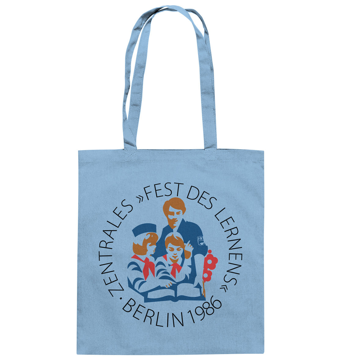 DDR Ostalgie Baumwolltasche • FEST DES LERNENS, BERLIN 1986