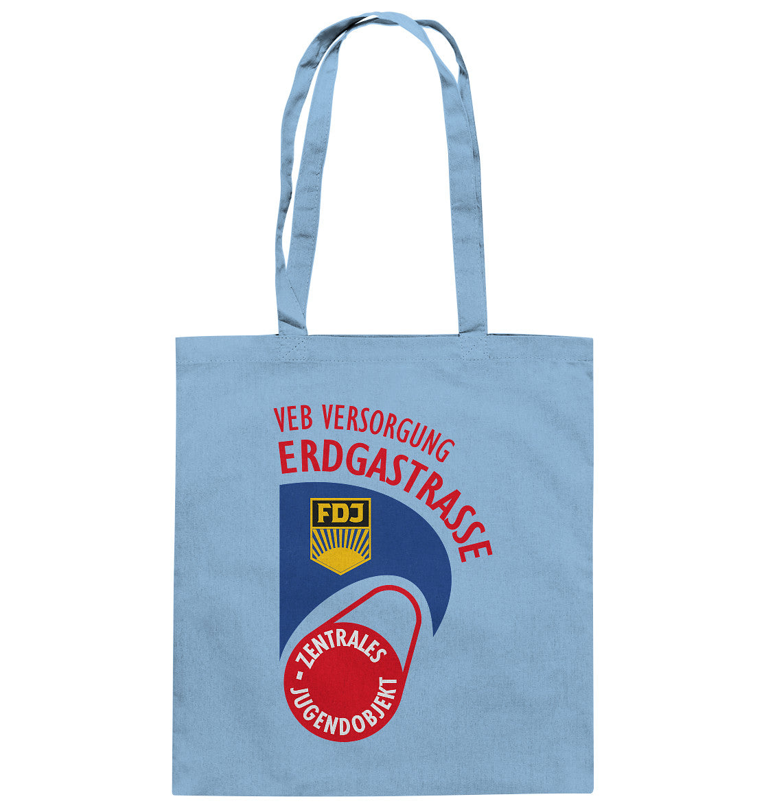 DDR Ostalgie Baumwolltasche • ERDGASTRASSE
