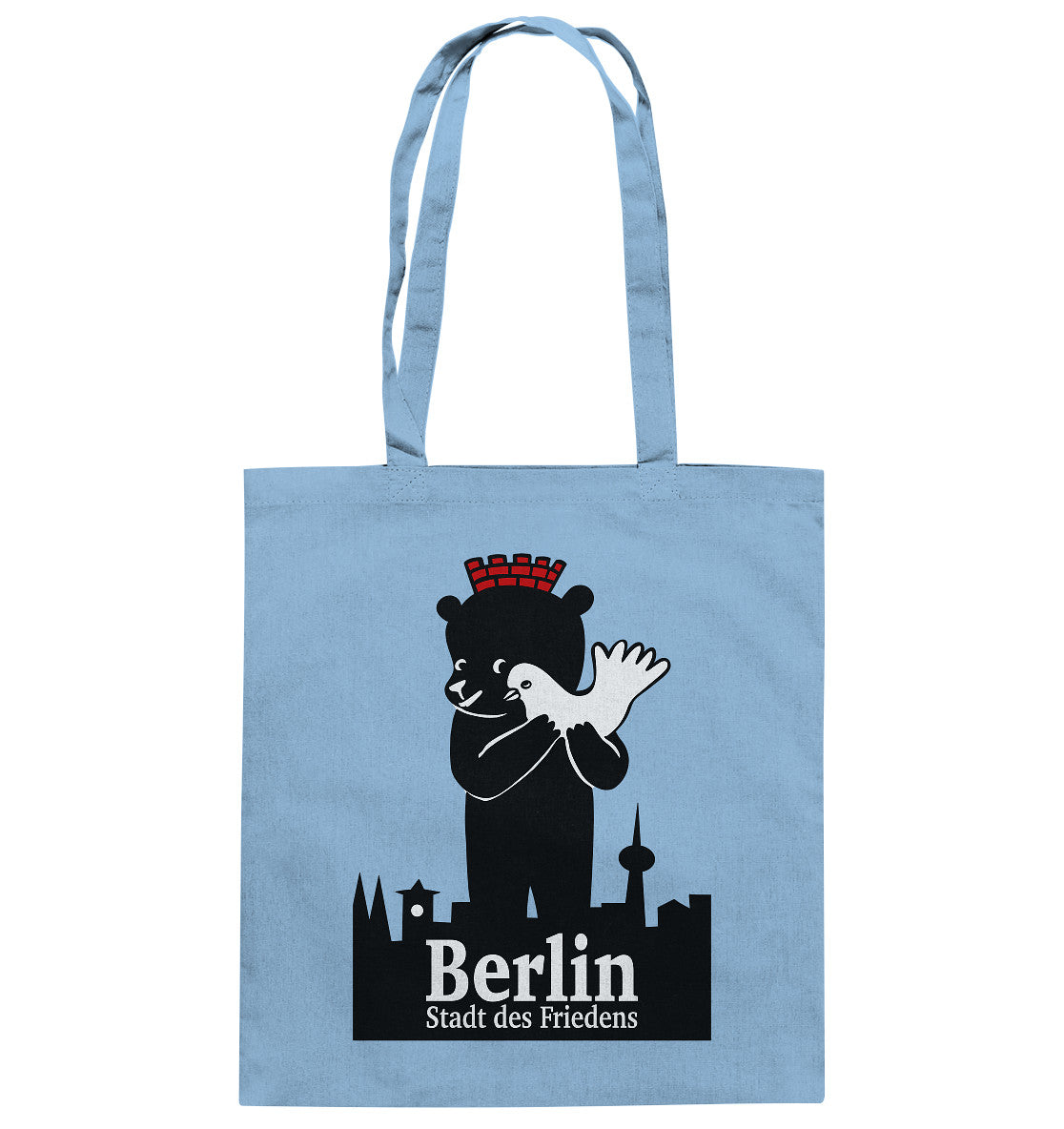 DDR Ostalgie Baumwolltasche • BERLIN - STADT DES FRIEDENS - PLAKAT 1984