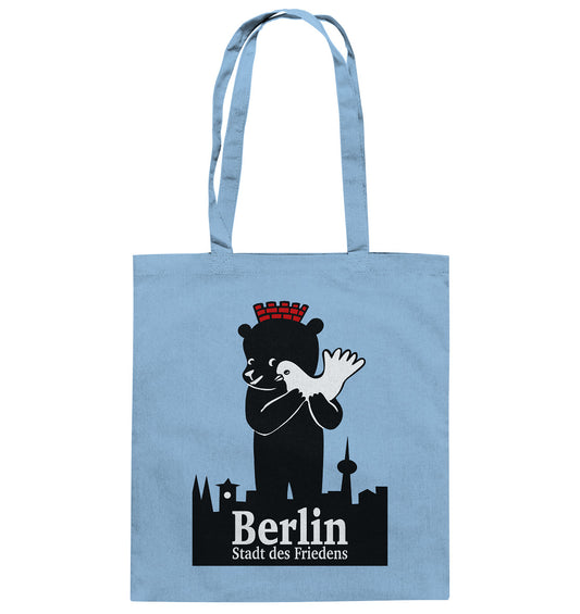 DDR Ostalgie Baumwolltasche • BERLIN - STADT DES FRIEDENS - PLAKAT 1984