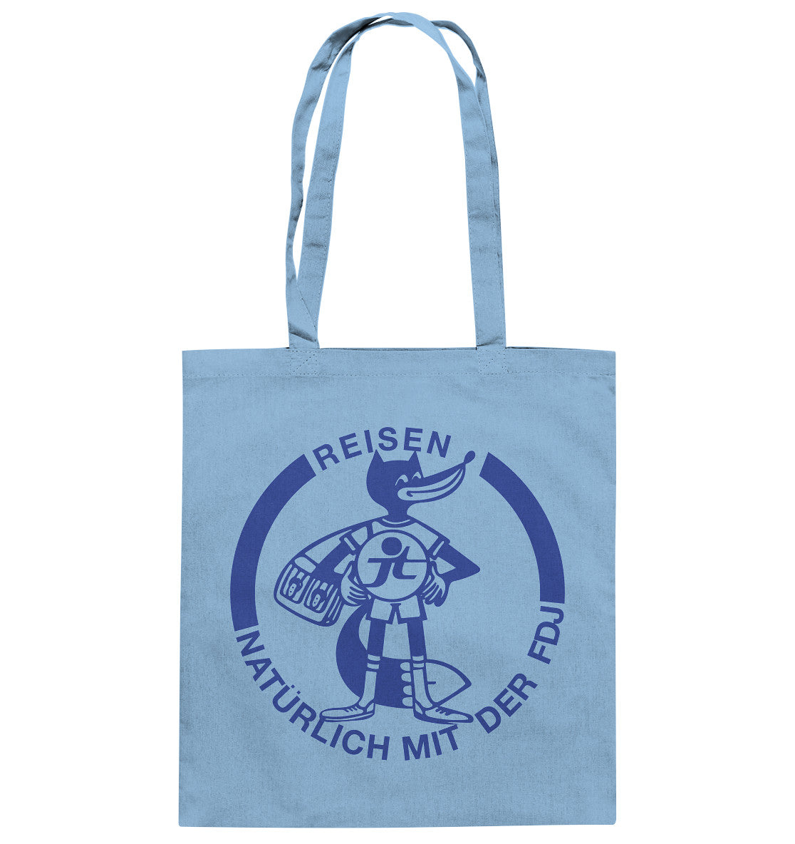 DDR Ostalgie Baumwolltasche • FDJ JUGENDTOURIST