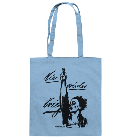 DDR Ostalgie Baumwolltasche • NIE WIEDER KRIEG - KÄTHE KOLLWITZ