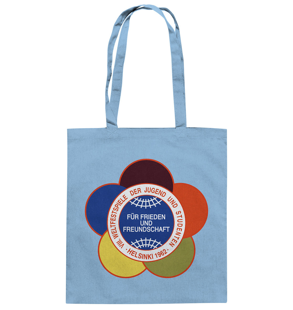 DDR Ostalgie Baumwolltasche • WELTFESTSPIELE DER JUGEND - HELSINKI 1962