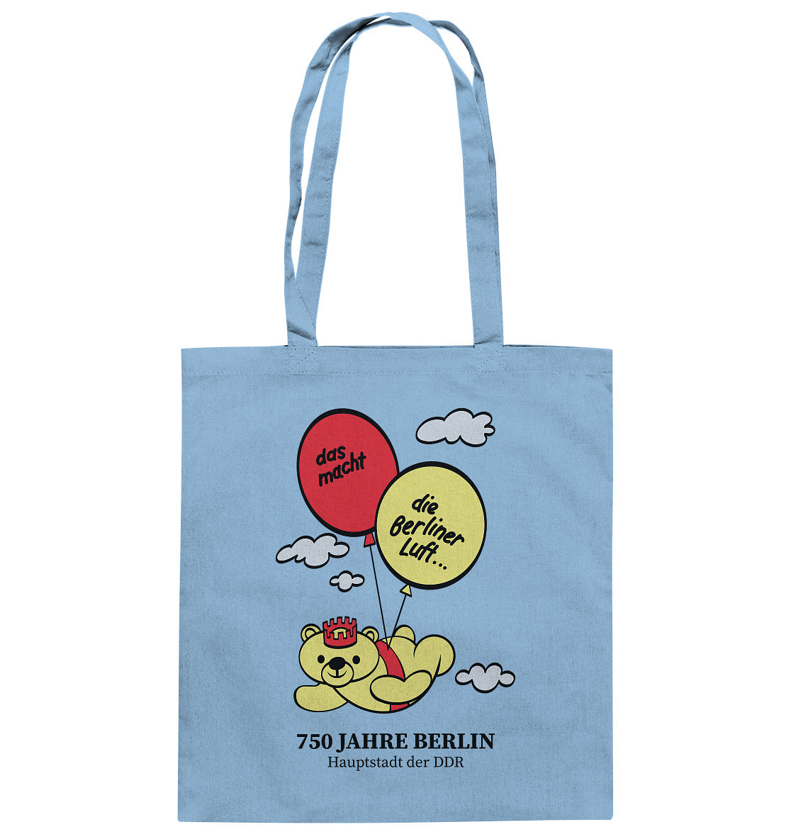 DDR Ostalgie Baumwolltasche • 750 JAHRE BERLIN