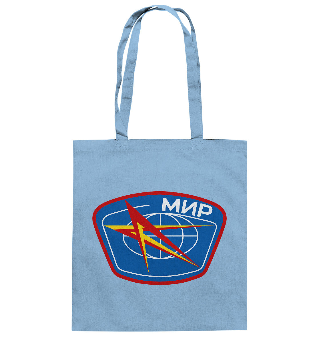 DDR Ostalgie Baumwolltasche • MIR - KOSMONAUTEN-BADGE